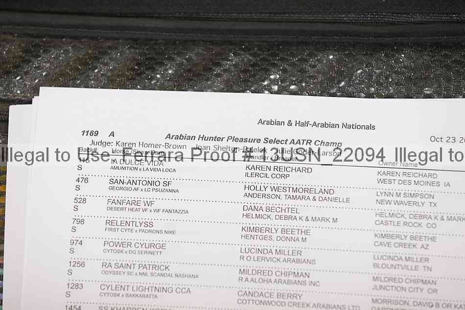 Proof Number 13usn_22094