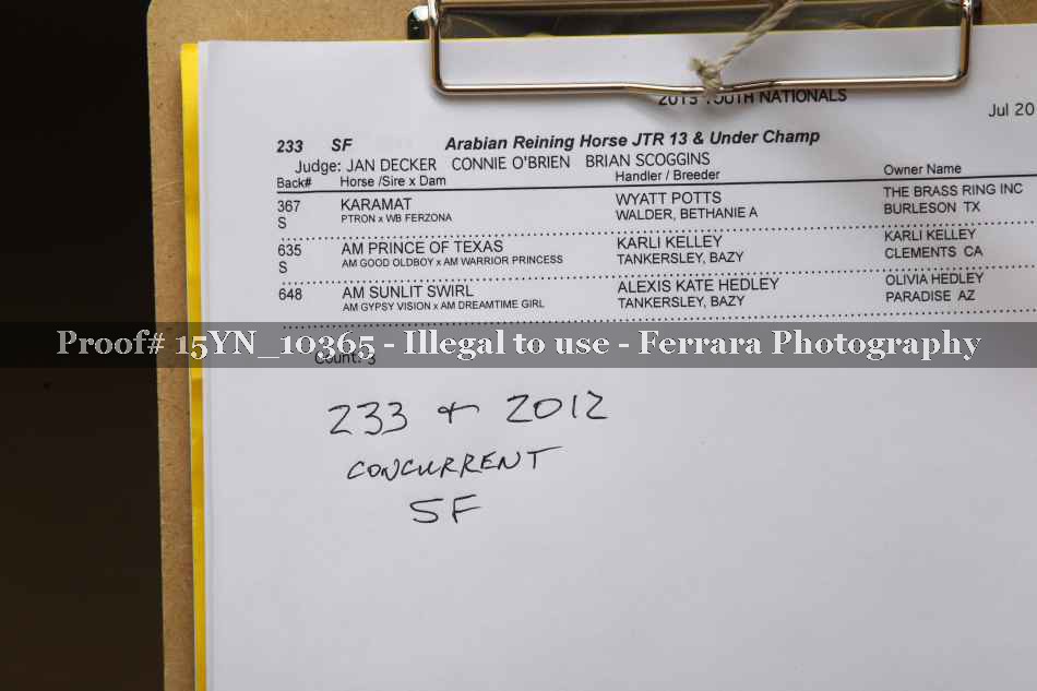 Proof Number 15YN_10365