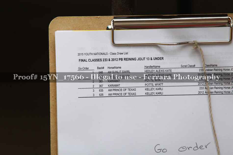 Proof Number 15YN_17566