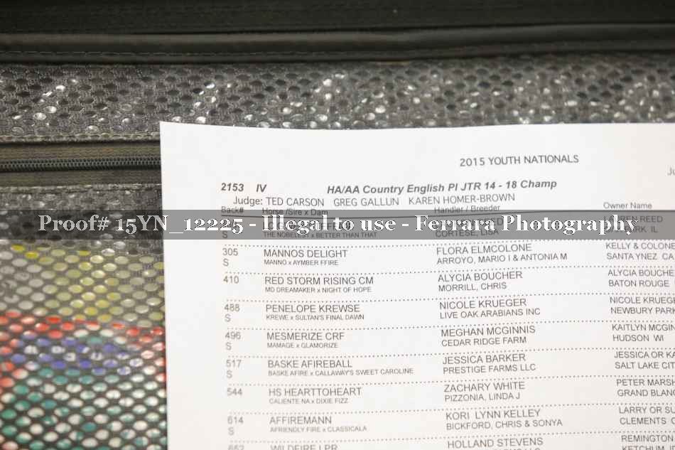 Proof Number 15YN_12225