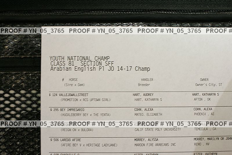 Proof Number yn_05_3765