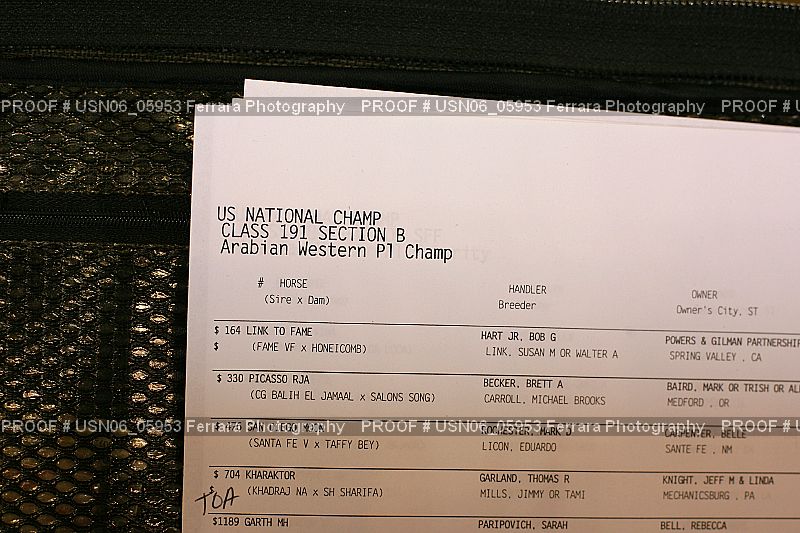 Proof Number USN06_05953