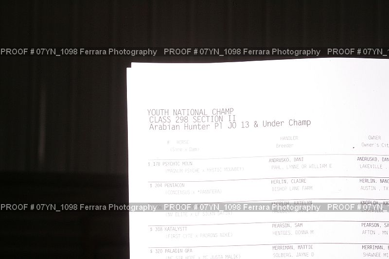 Proof Number 07YN_1098