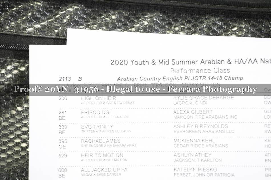 Proof Number 20YN_31956
