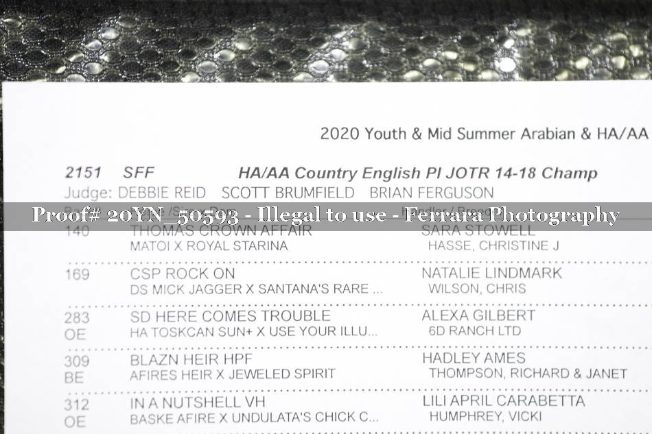 Proof Number 20YN_50593