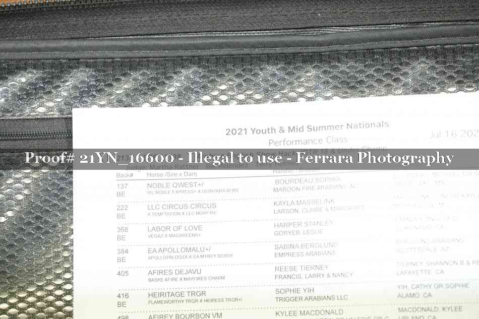 Proof Number 21YN_16600